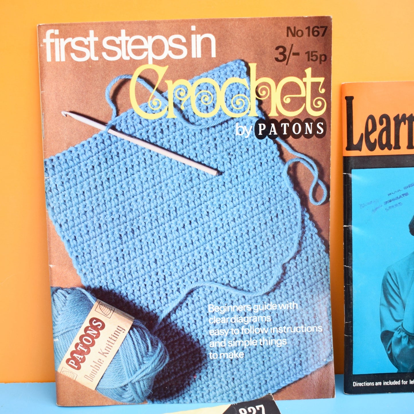 Vintage 1960s Books - Crochet / Knitting Pattern