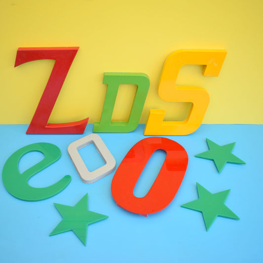 Vintage Letters - Plastic, Wood, Or Metal - Various Sizes / Colours