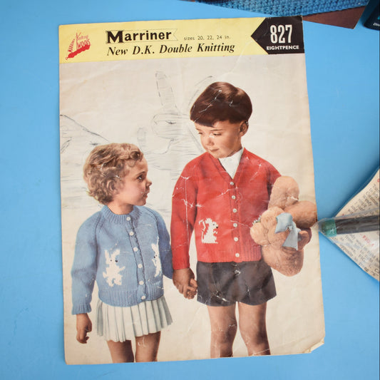 Vintage 1960s Books - Crochet / Knitting Pattern by Pineapple Retro