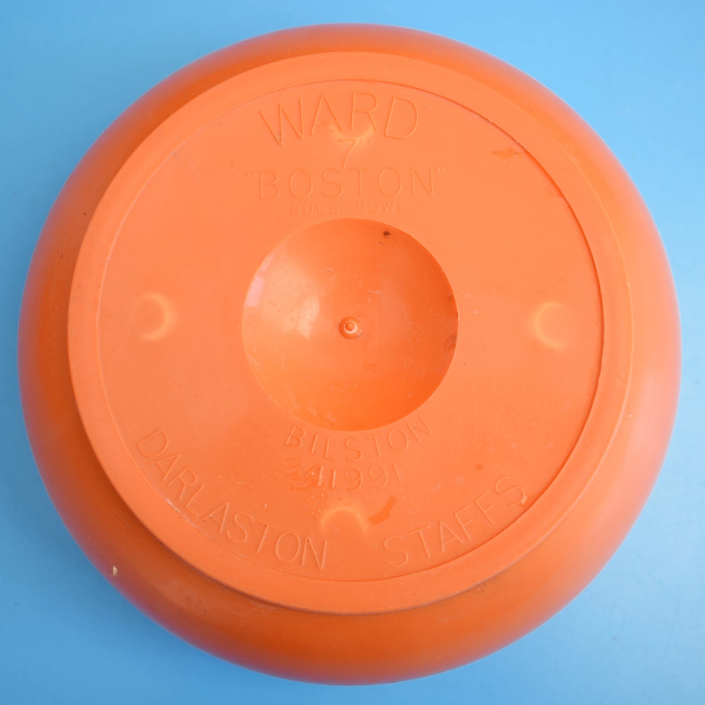 Vintage 1960s Plastic Bowls - Orange