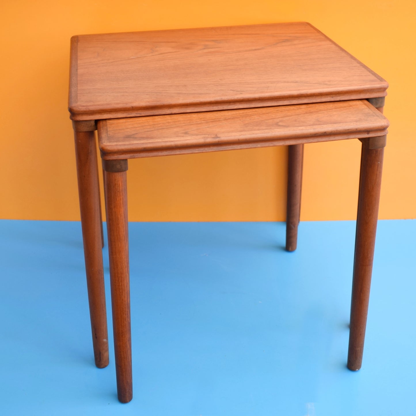 Vintage 1960s Danish Teak Side Tables - Toften