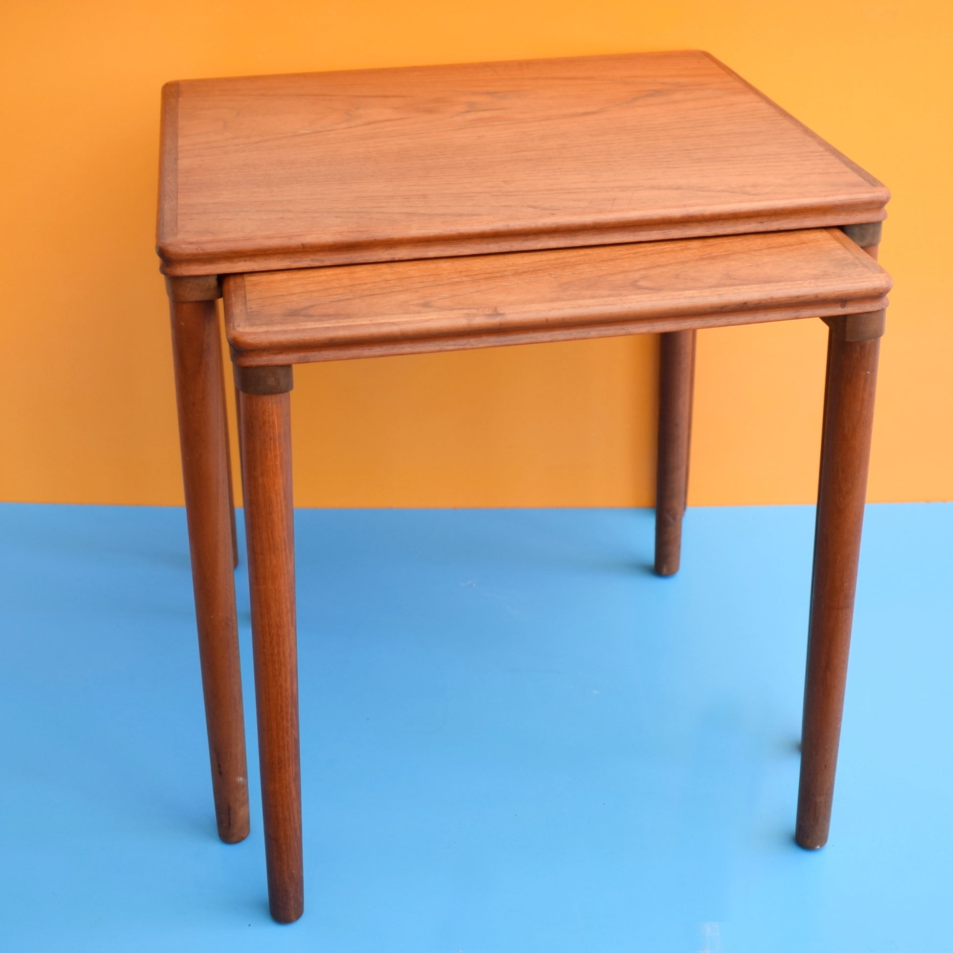 Vintage 1960s Danish Teak Side Tables - Toften by Pineapple Retro