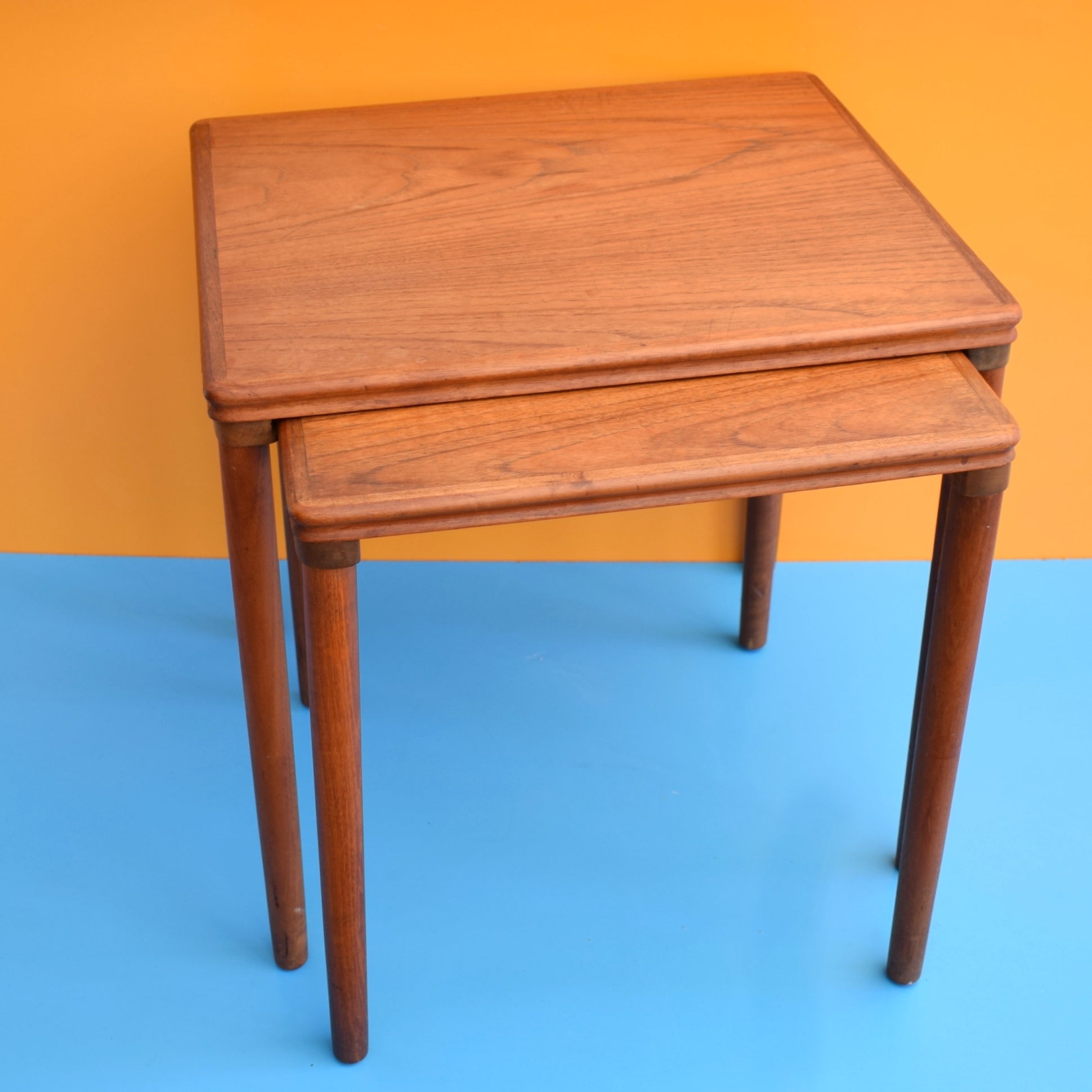 Vintage 1960s Danish Teak Side Tables - Toften by Pineapple Retro