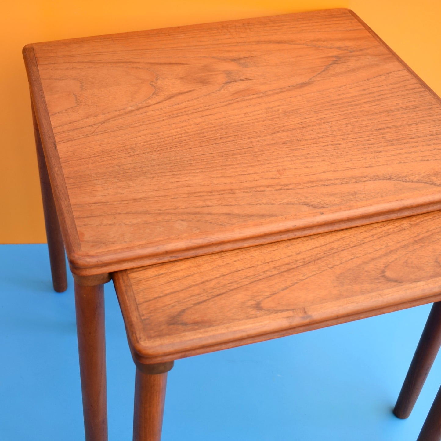 Vintage 1960s Danish Teak Side Tables - Toften by Pineapple Retro