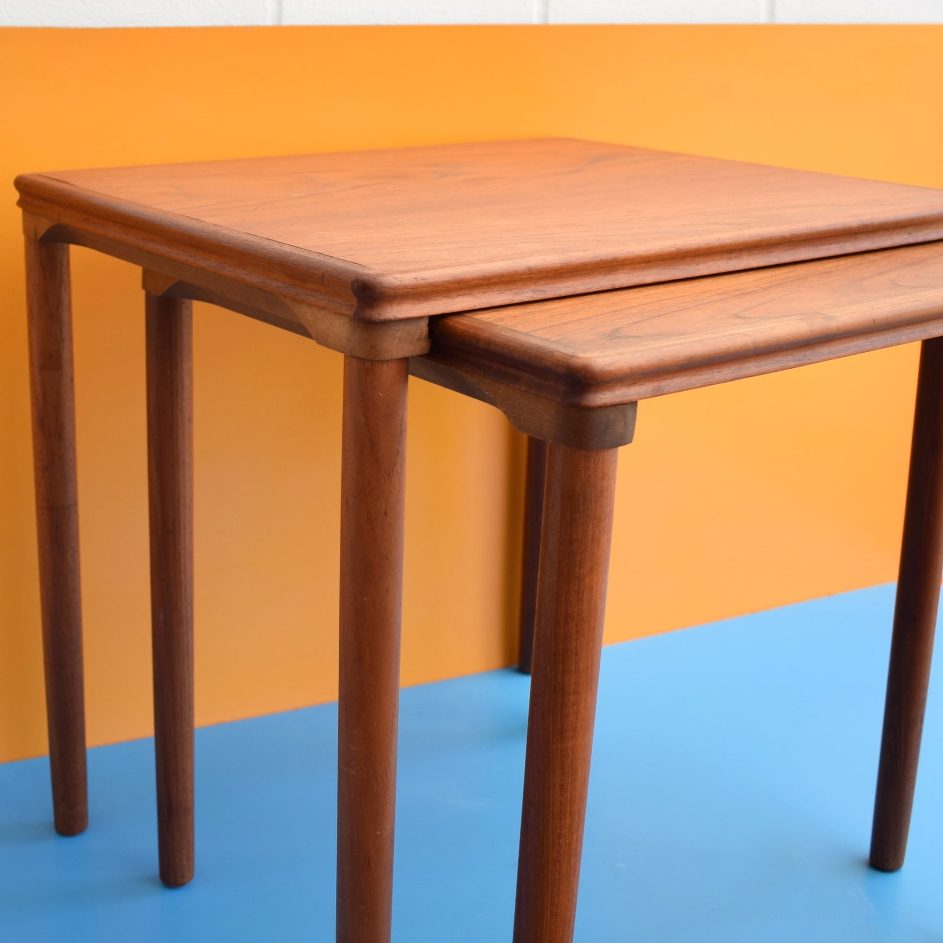 Vintage 1960s Danish Teak Side Tables - Toften by Pineapple Retro