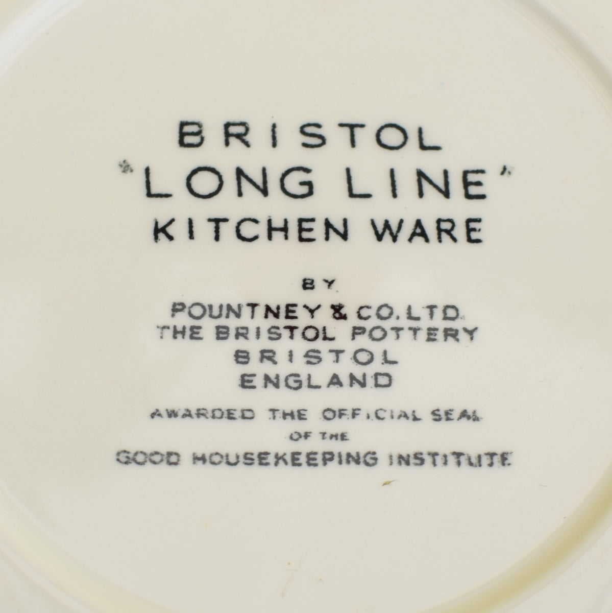 Vintage 1950s Bristol Long Line Kitchen Ware - Cutlery Design - Tea Plate