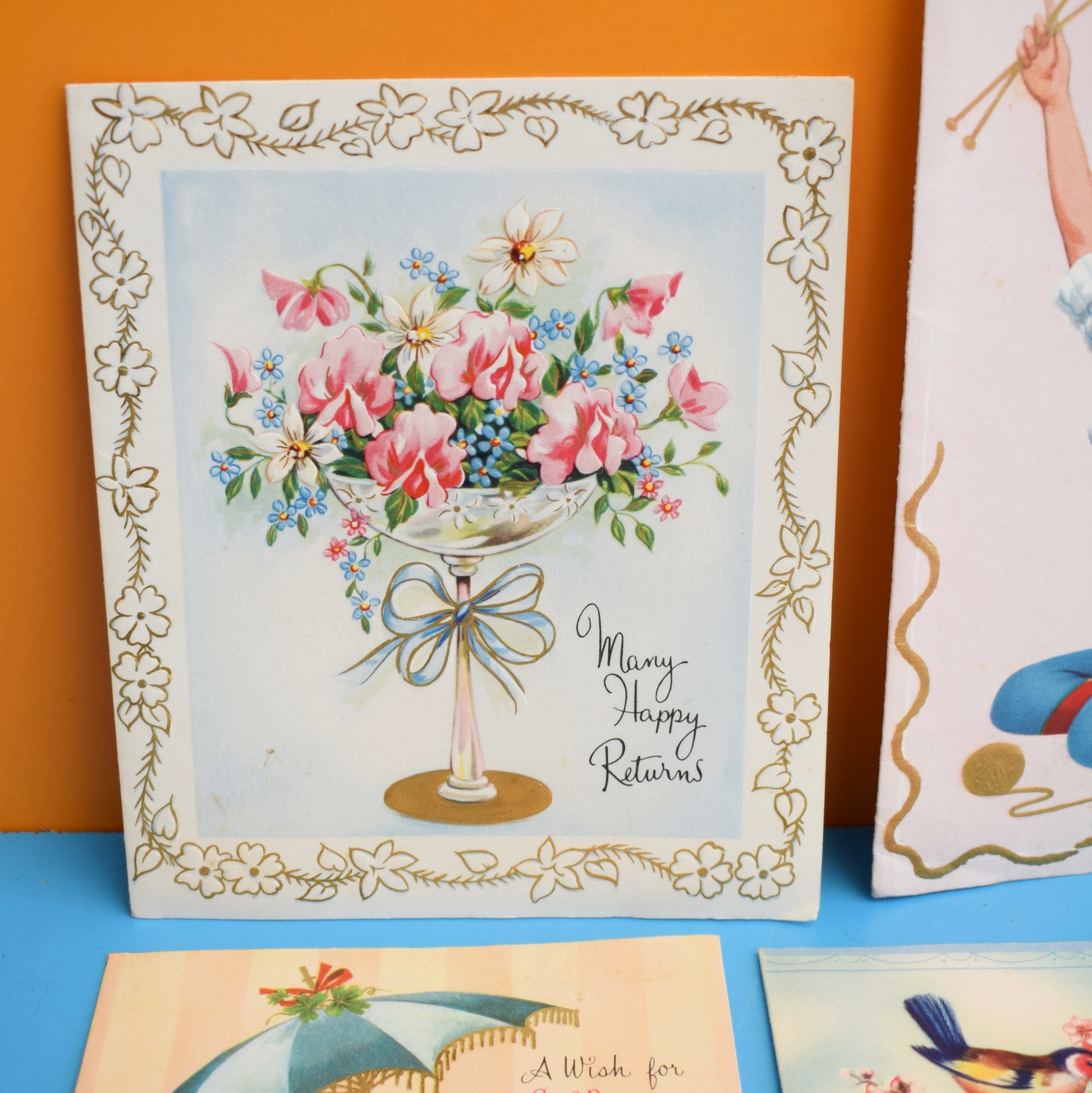 Vintage 1950s Used Greeting Cards - x13 by Pineapple Retro