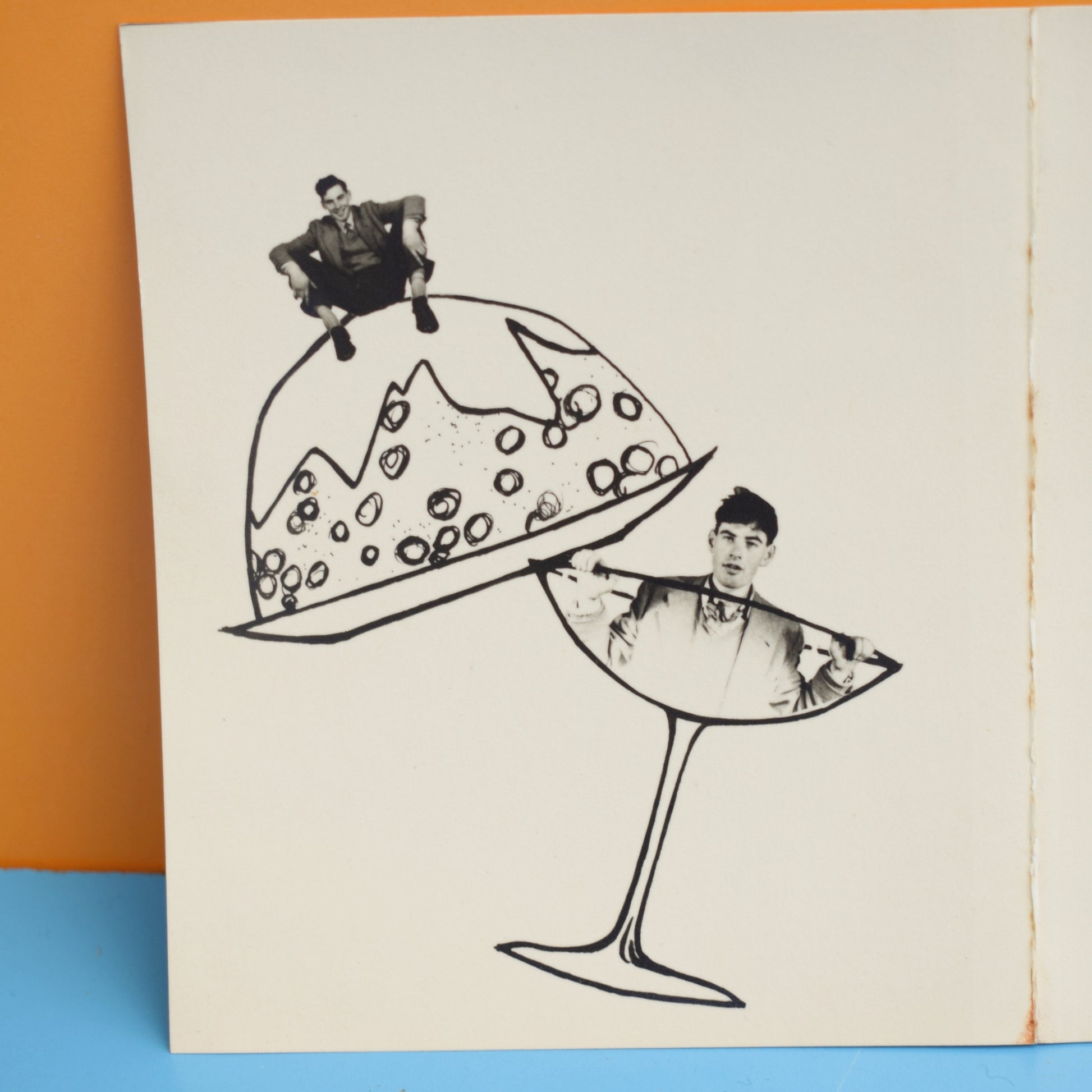 Vintage 1950s Used Greeting Cards - To Frame by Pineapple Retro