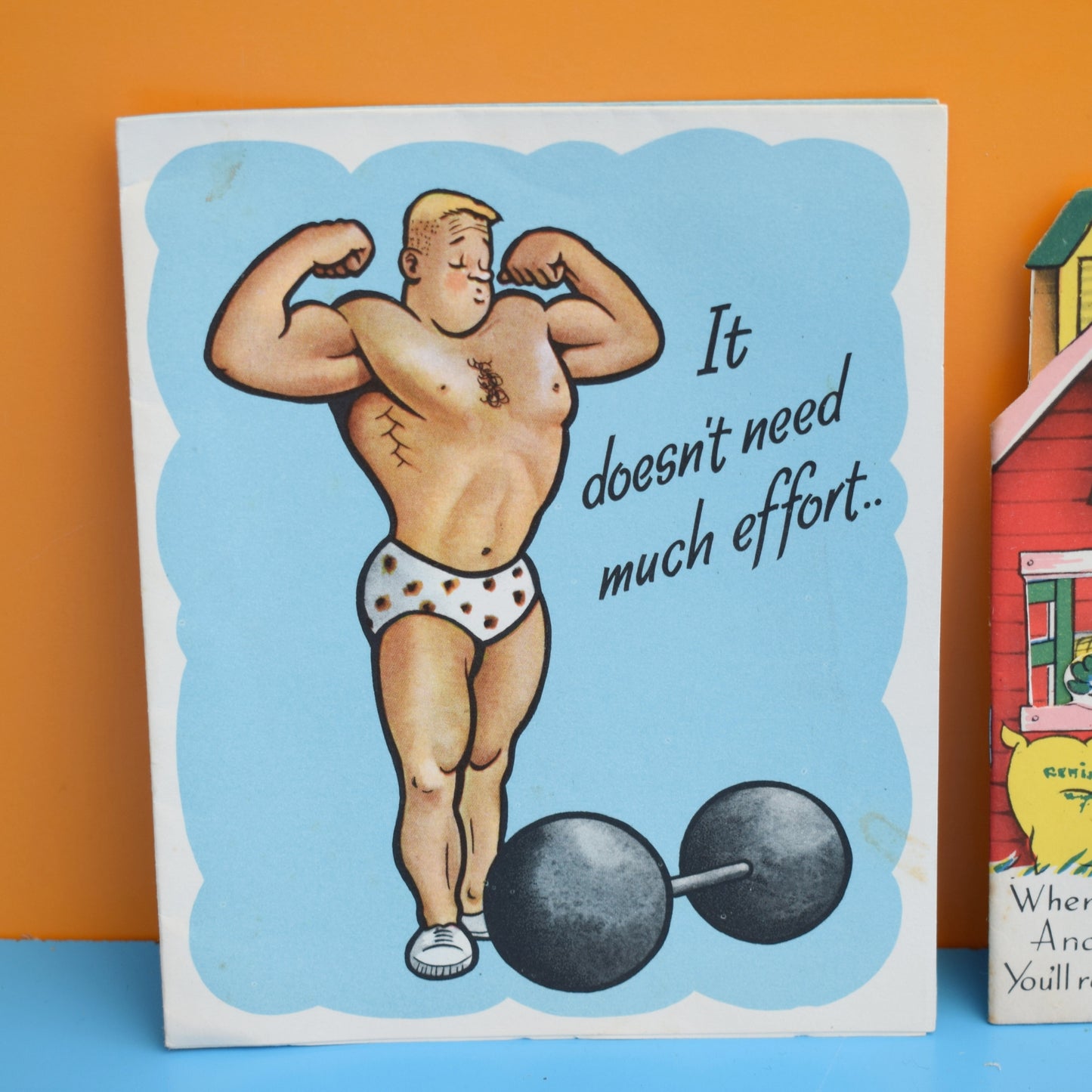 Vintage 1950s Used Greeting Cards - To Frame by Pineapple Retro
