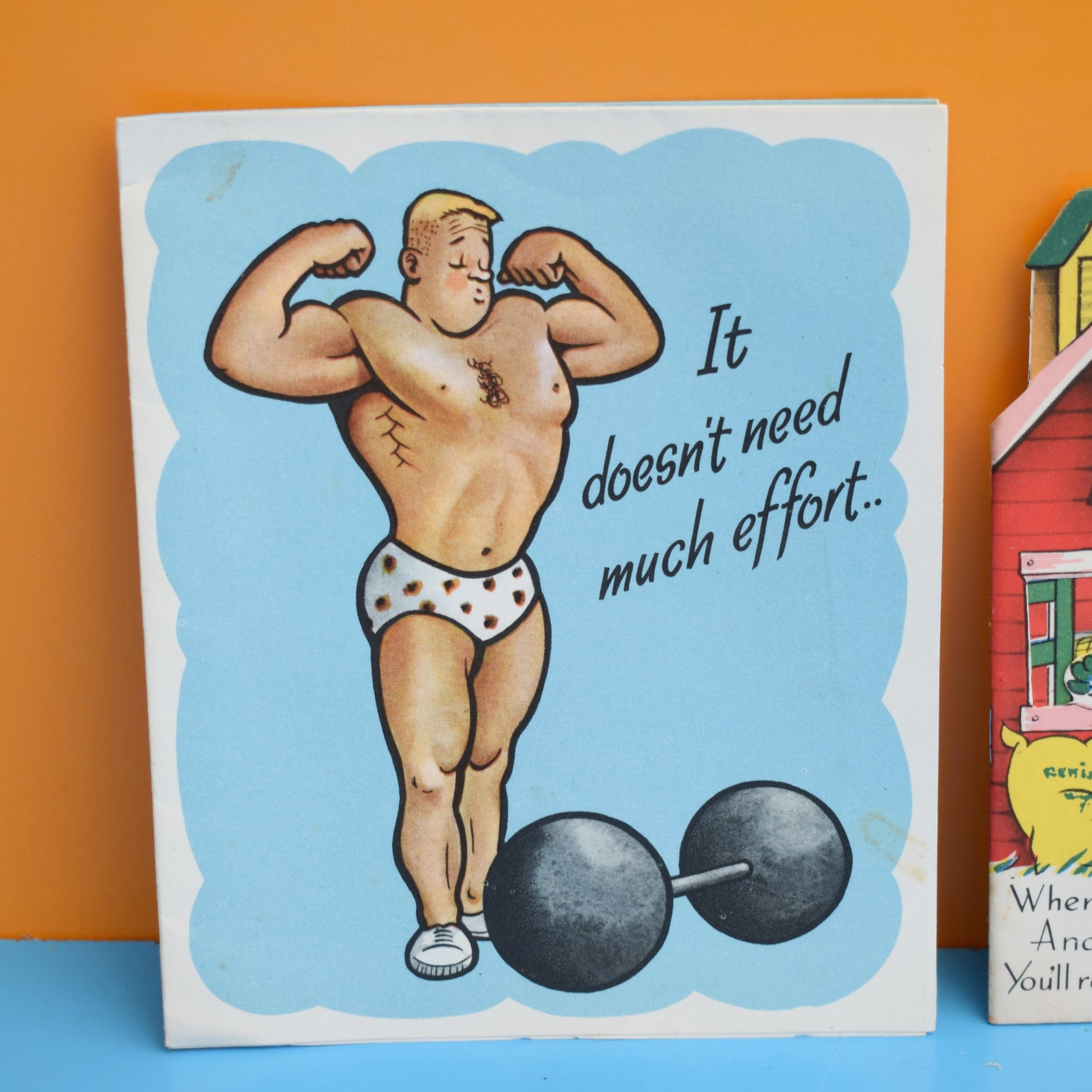 Vintage 1950s Used Greeting Cards - To Frame by Pineapple Retro