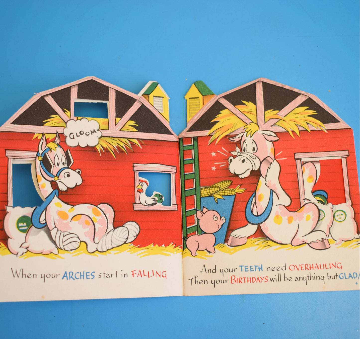 Vintage 1950s Used Greeting Cards - To Frame by Pineapple Retro
