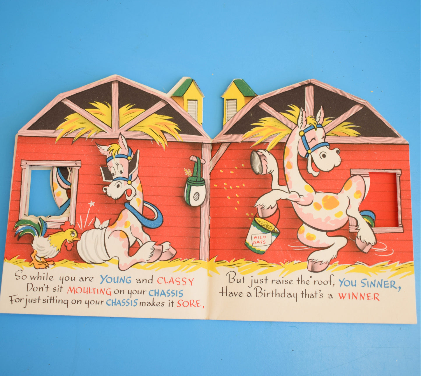 Vintage 1950s Used Greeting Cards - To Frame by Pineapple Retro