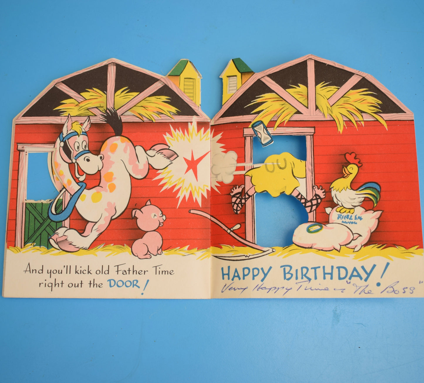 Vintage 1950s Used Greeting Cards - To Frame by Pineapple Retro
