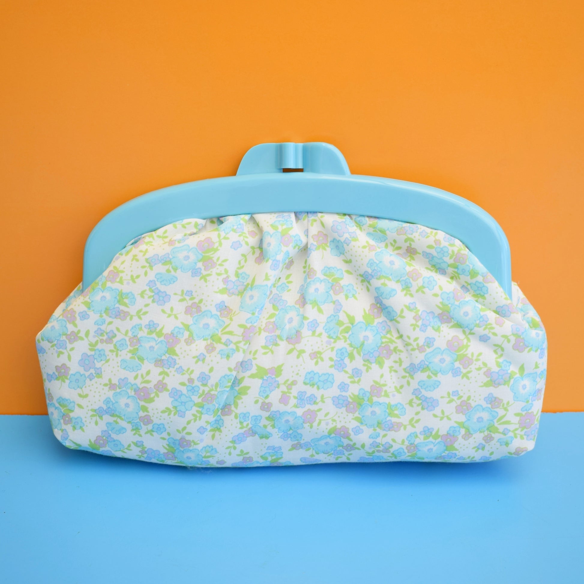 Vintage 1970s Wash Bag - Floral - Boxed by Pineapple Retro