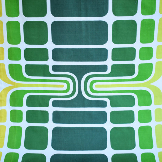 Vintage 1960s Fabric - Geometric - Dekoplus by Vintage