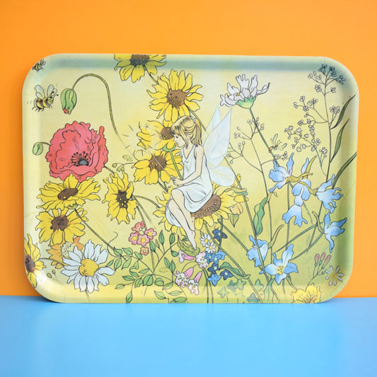 Vintage 1970s Thetford Tray - Flower Fairy & Happy Bee by Vintage