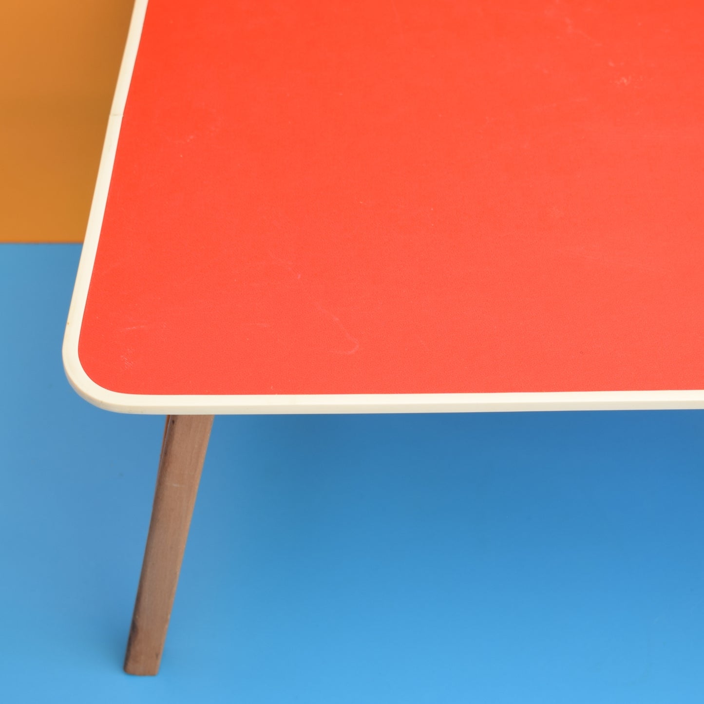 Vintage 1960s Folding Low Table - Red by Vintage