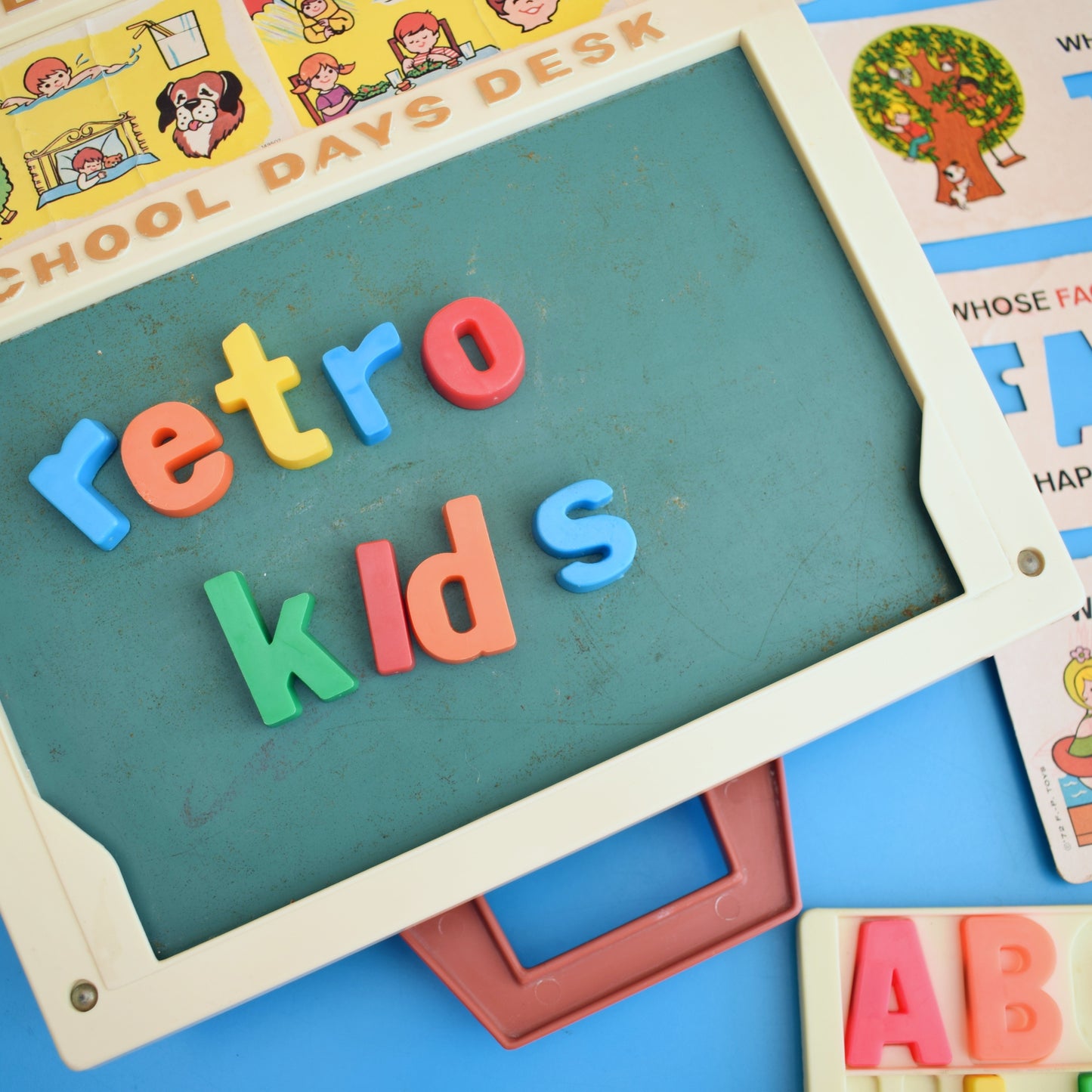 Vintage 1980s Fisher Price - School Days Desk .