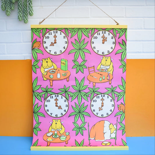 Vintage 1970s Tony Beale Kids Poster Hanging by Vintage