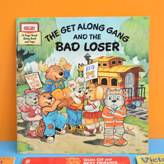 Vintage 1980s Get Along Gang, Gummie Bears, Victoria Plum Books by Pineapple Retro
