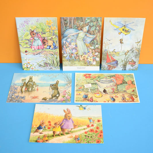 Vintage 1970s Margaret / Audrey Tarant, Molly Brett, Racey Helps Postcards by Vintage