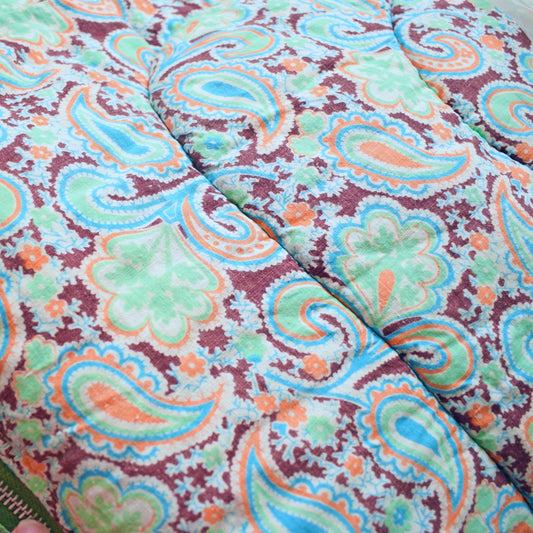 Vintage 1960s Sleeping Bag - Paisley by Pineapple Retro
