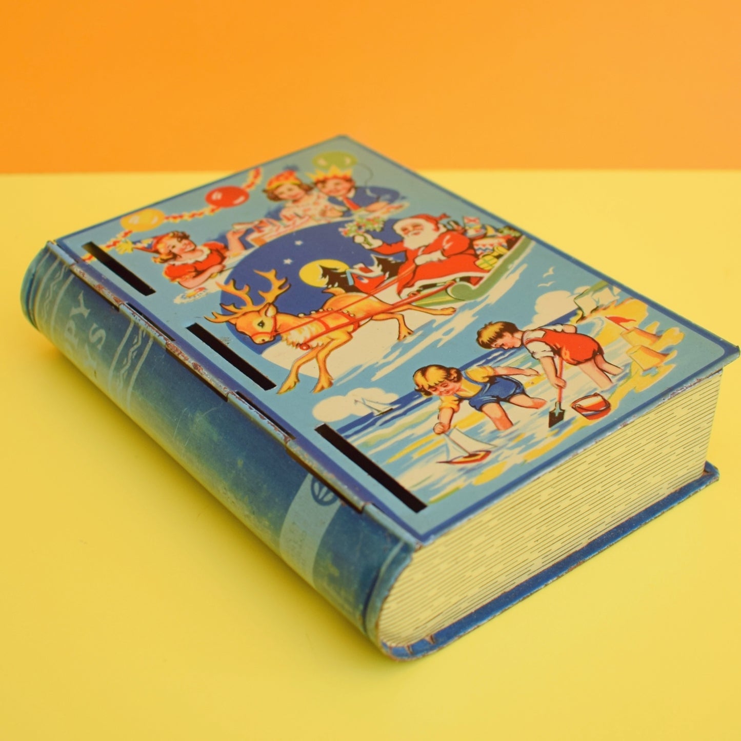 Vintage 1960s Book Tin - Chad Valley - Christmas