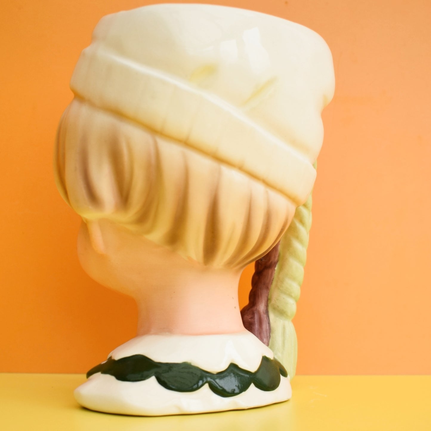 Vintage 1950s Kitsch Ceramic Head Vase by Pineapple Retro