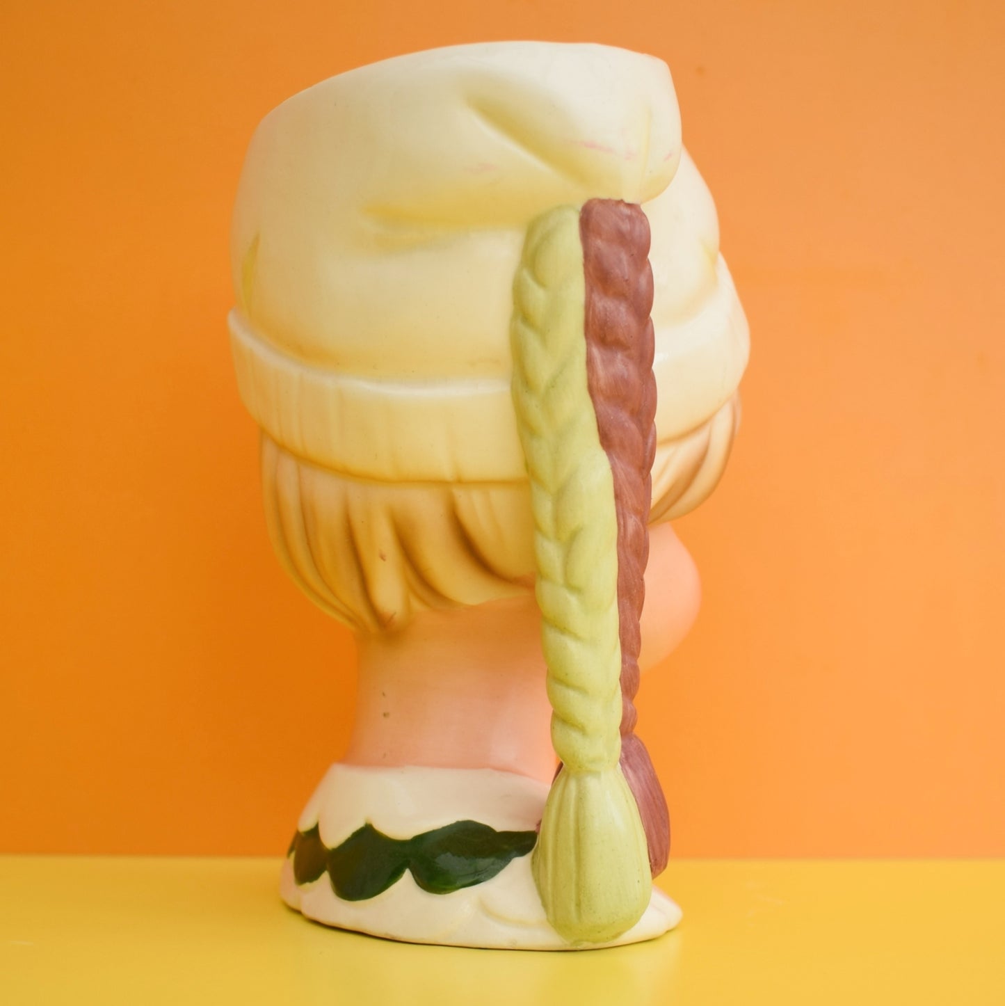 Vintage 1950s Kitsch Ceramic Head Vase by Pineapple Retro