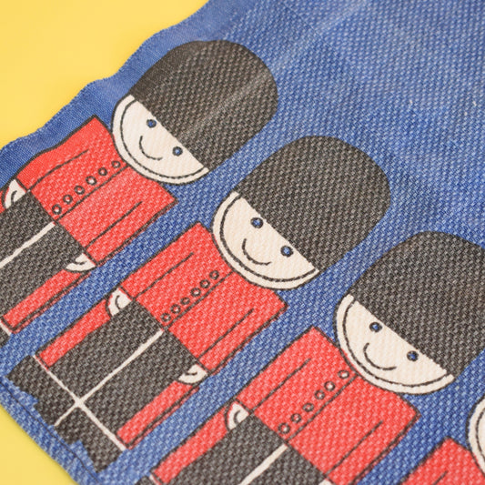 Vintage Tea Towel / Glass Cloth - London Guards by Vintage