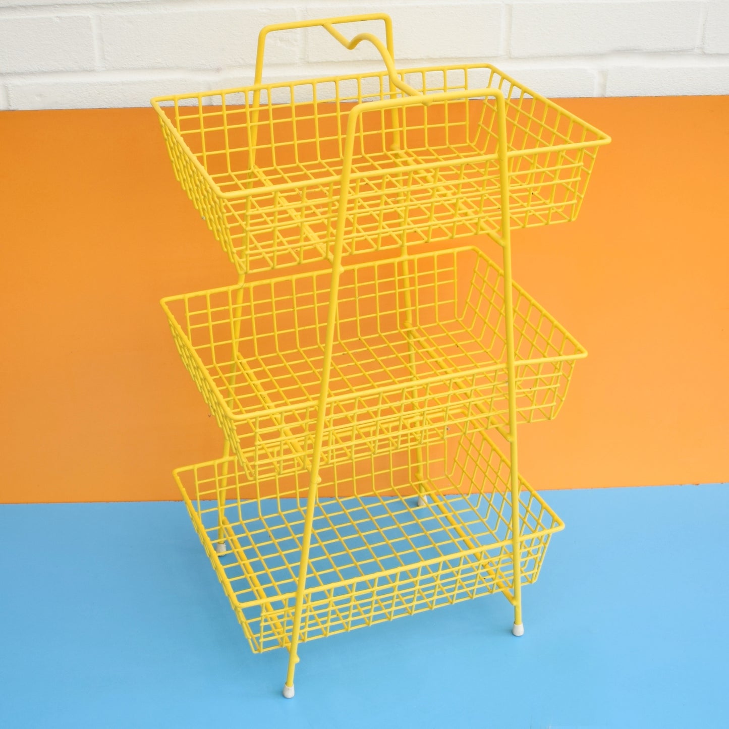 Vintage 1970s Wire Vegetable / Storage Rack
