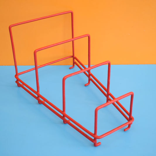 Vintage 1970s Plate Rack - Red, Orange, Yellow Or Green by Vintage