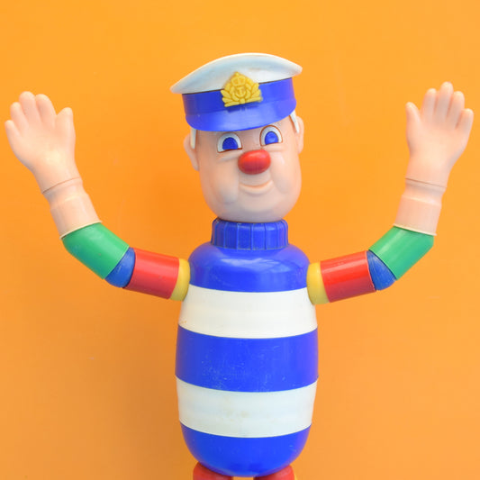 Vintage 1960s Bendy Sailor Toy - Merit Safe Play