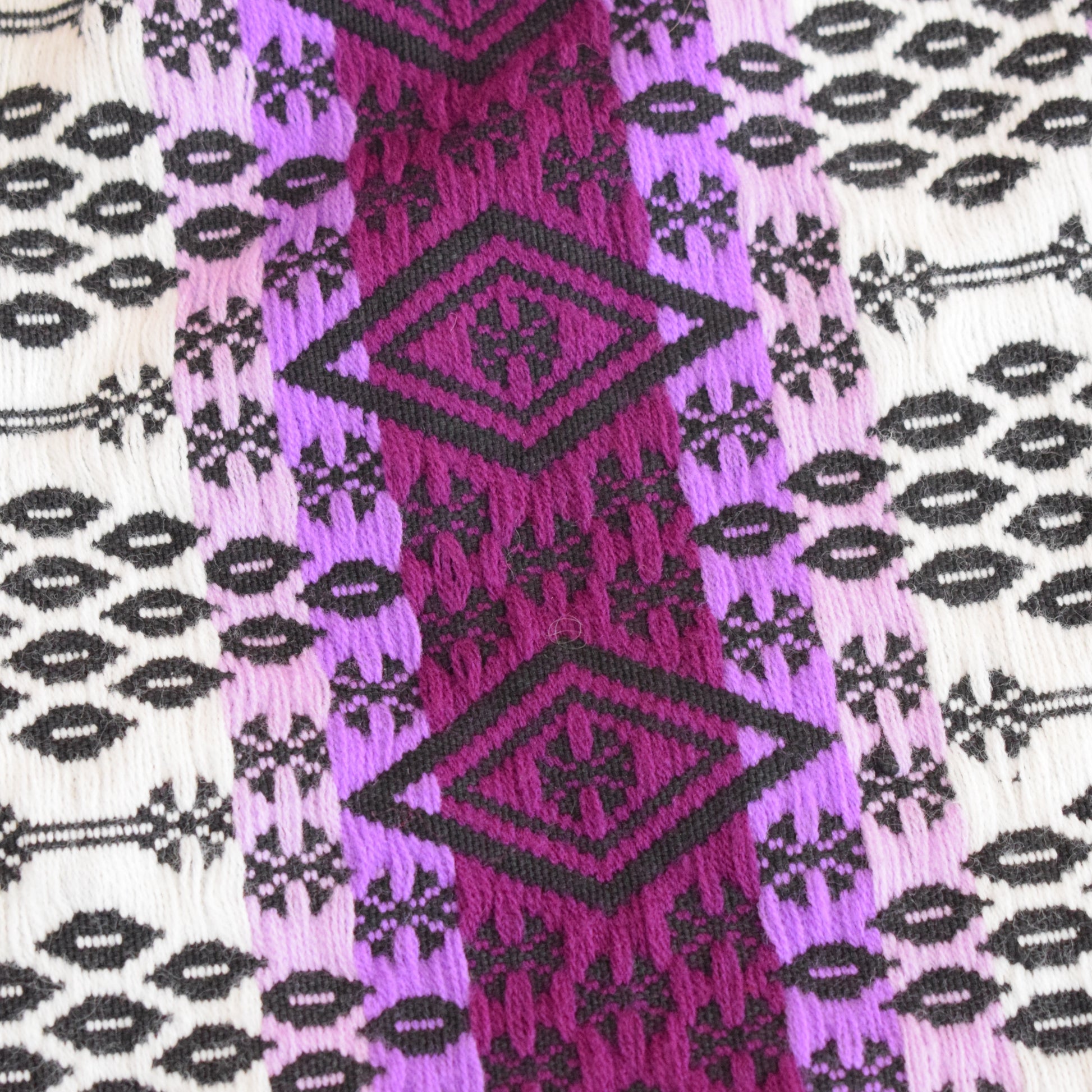 Vintage 1960s Tapestry Style Cape - Purple by Vintage