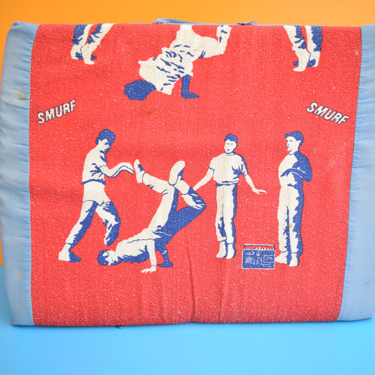 Vintage 1970s Padded Folding Cushion - Breakdancing by Vintage