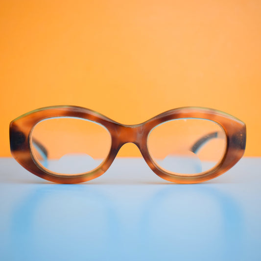Vintage 1960s Tortoiseshell Effect Glasses & Case