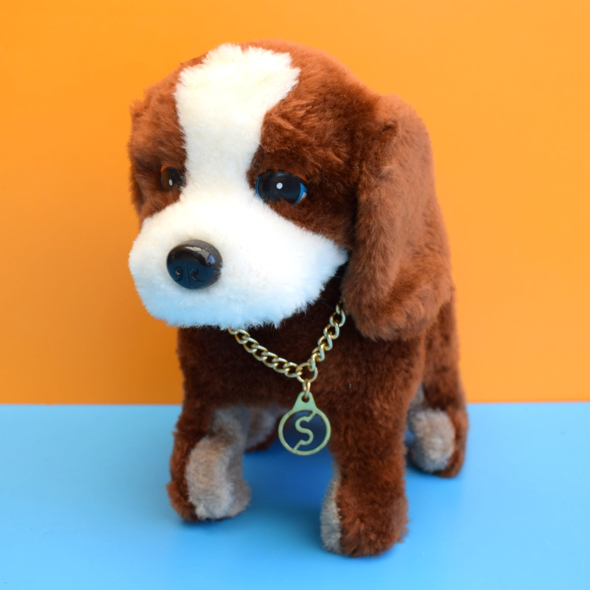 Vintage 1980s Cute Spaniel - Battery Operated Walking Puppy Dog Toy