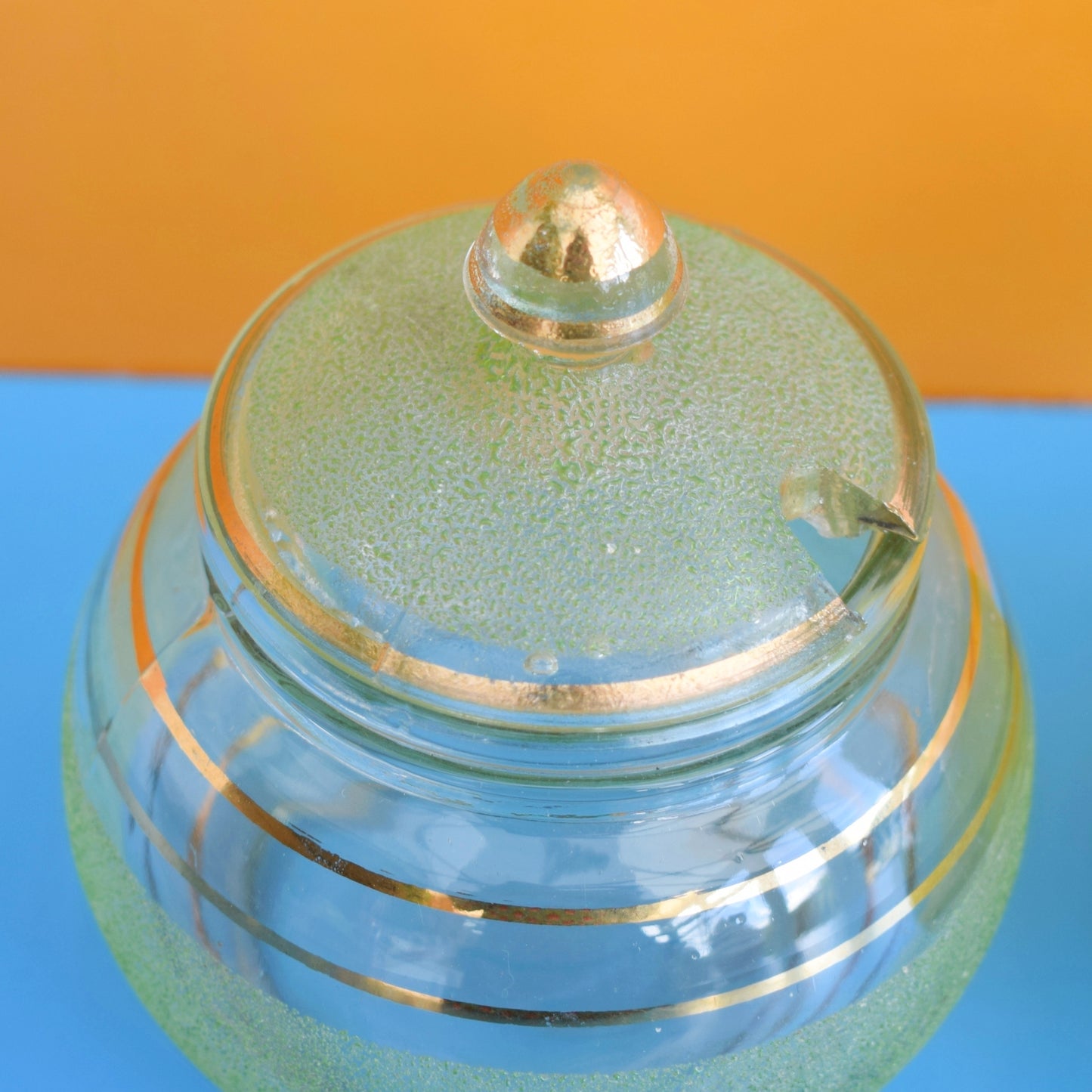 Vintage 1960s Sugar / Jam Pots - Utility Glass by Pineapple Retro