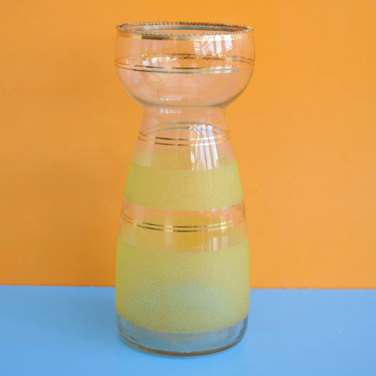Vintage 1960s Utility Glass Hyacinth Vase by Pineapple Retro