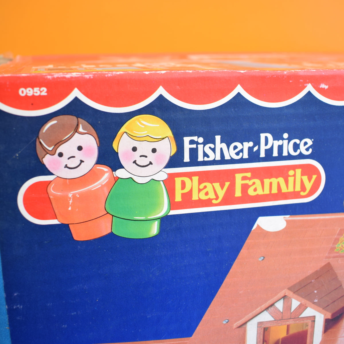 Vintage 1980s Fisher Price Tudor House - Dolls House - Boxed