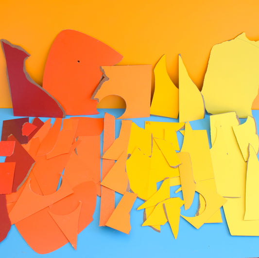 Vintage Formica Pieces / Offcuts - Craft / Jewellery by Pineapple Retro