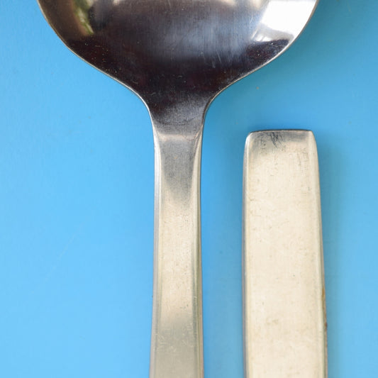 Vintage 1960s Viners Chelsea Cutlery - Serving Spoons by Vintage