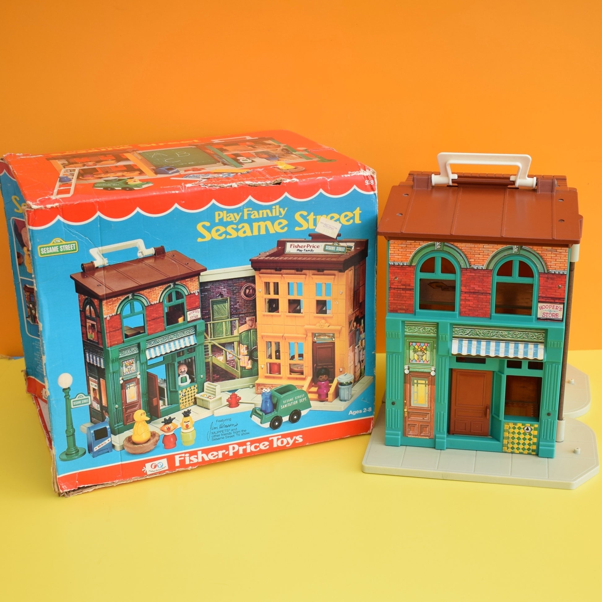 Vintage 1970s Fisher Price Sesame Street Set- Boxed – Pineapple Retro