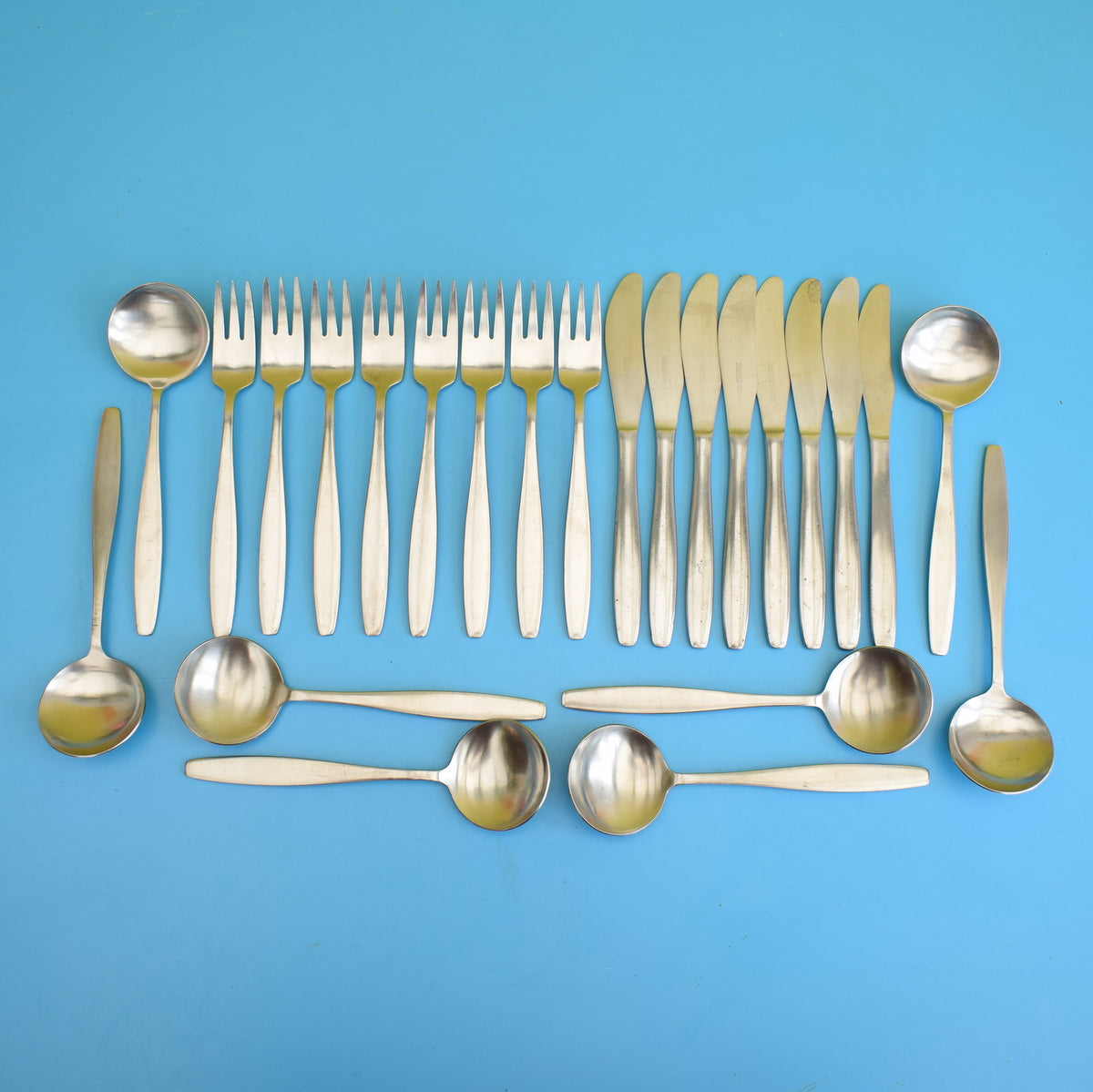 Vintage 1960s Stainless Steel Cutlery - Moderna - Boston