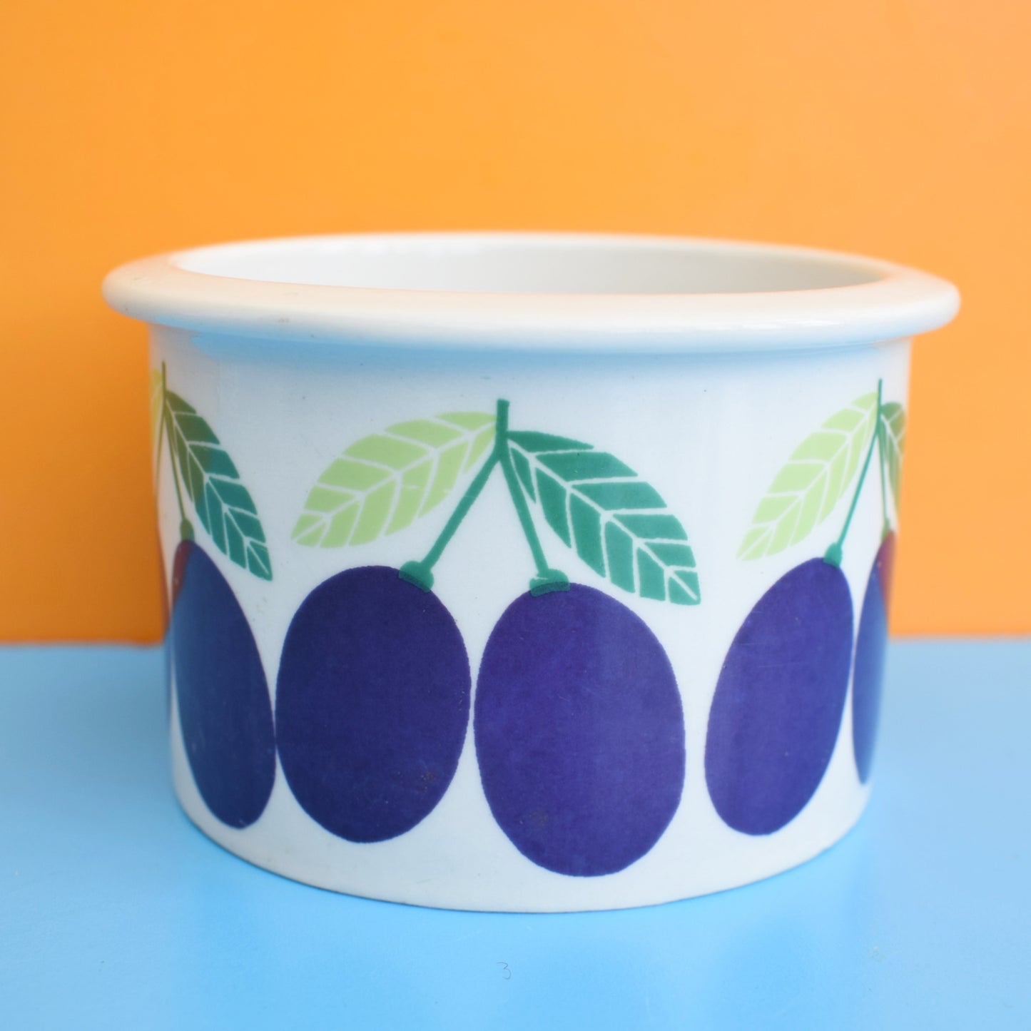 Vintage 1960s Ceramic Finel Arabia Pomona Pots by Pineapple Retro
