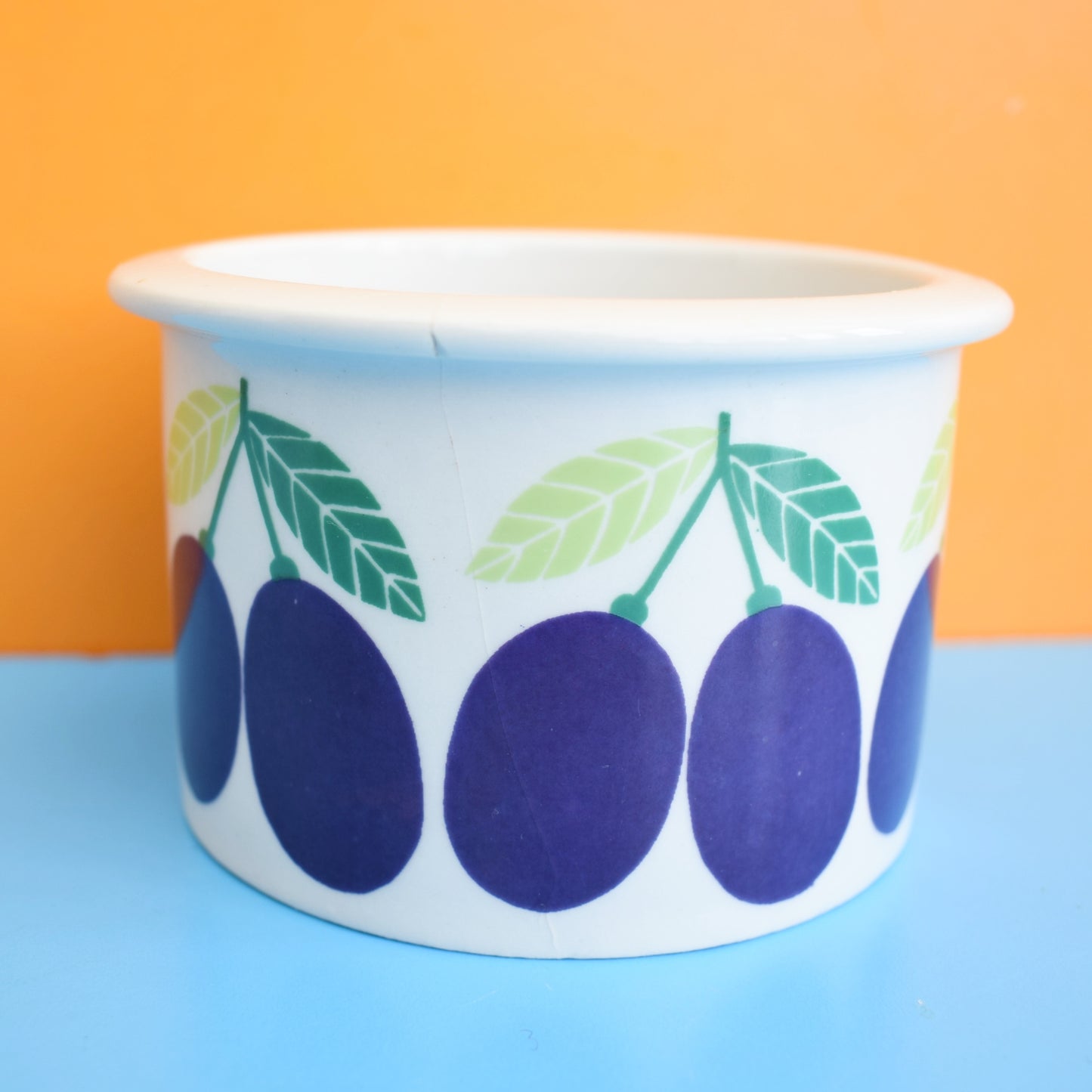 Vintage 1960s Ceramic Finel Arabia Pomona Pots by Pineapple Retro