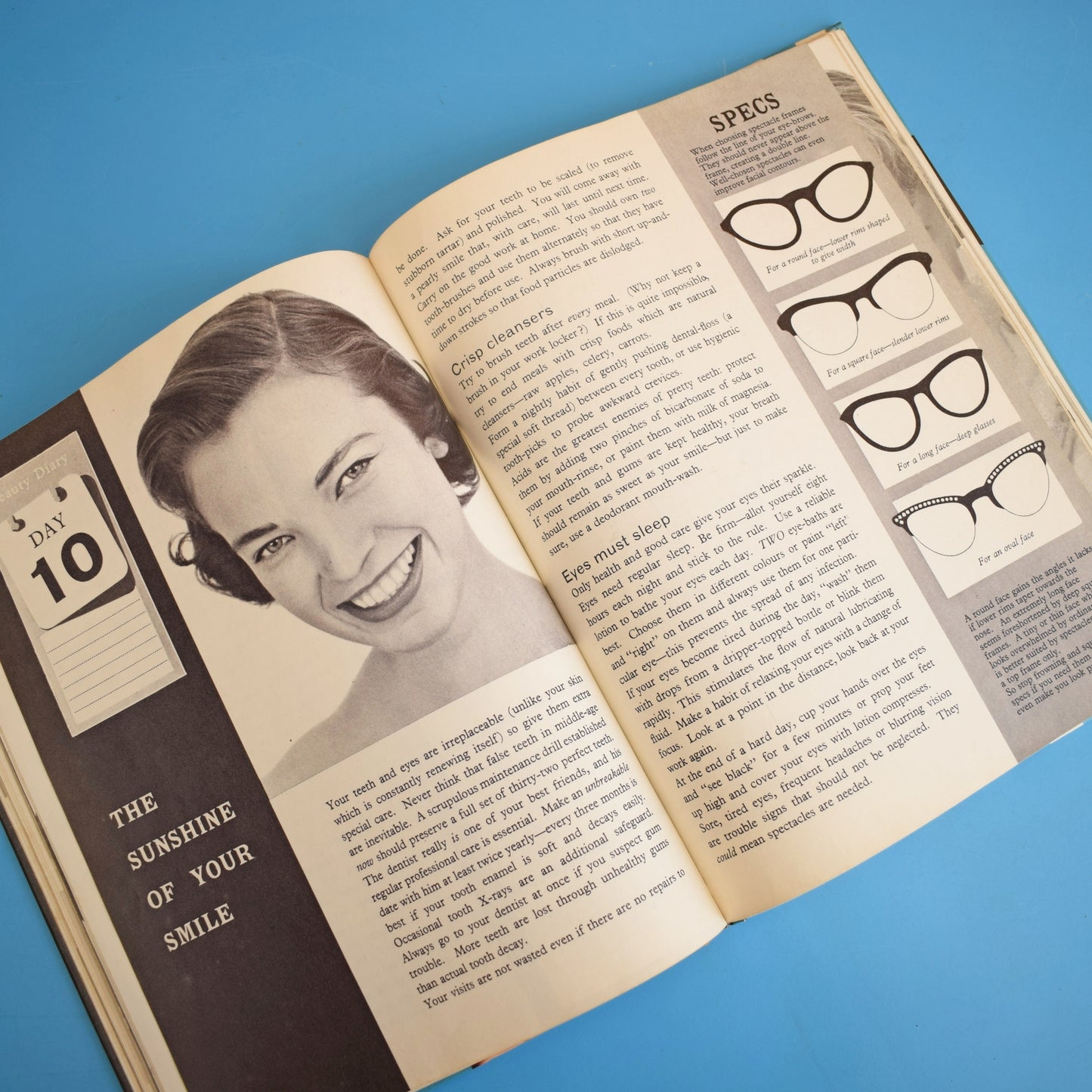 Vintage 1960s Glamour School Book by Pineapple Retro