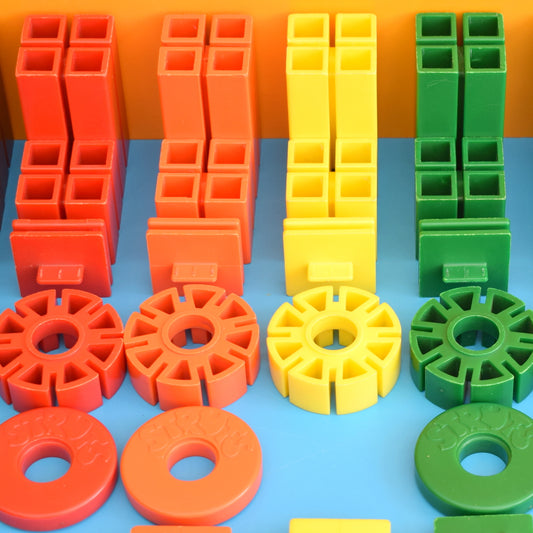 Vintage 1970s Struts - Plastic Construction Toy by Vintage