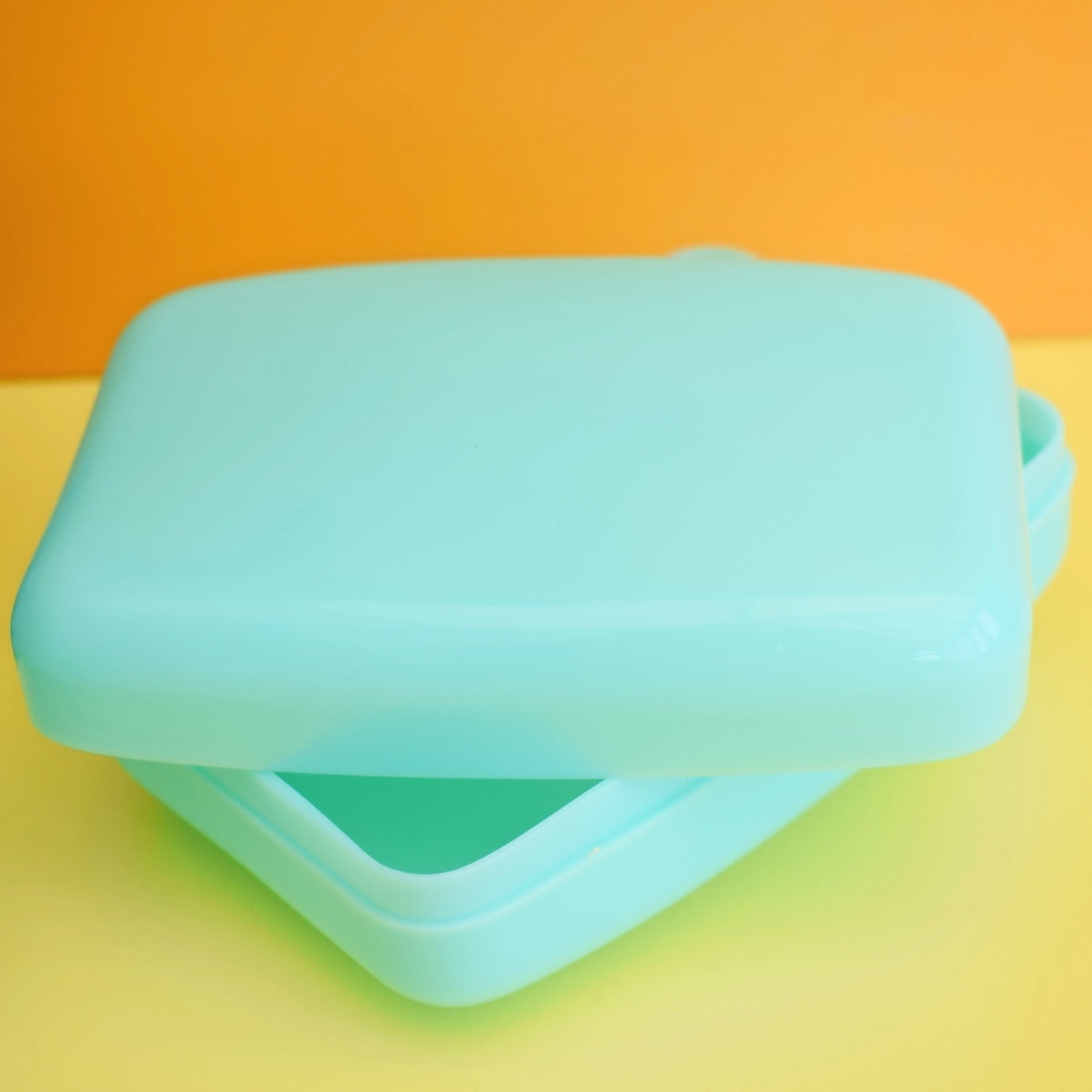 Vintage 1970s Vinyl Wash Bag / Soap Dish by Pineapple Retro