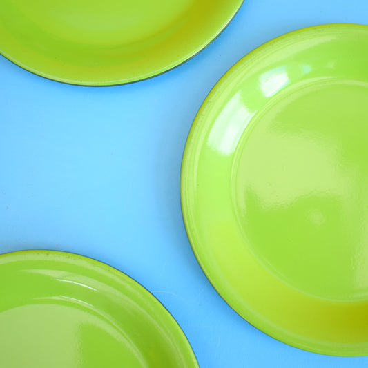 Vintage 1970s Laurids Lonborg Lacquered Coaster Set - Green by Pineapple Retro